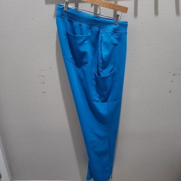 Mandala Scrub‎ Women's Cargo Pants 9 Pocket Equa-Tek Blue Size 2XL EUC - Picture 3 of 8